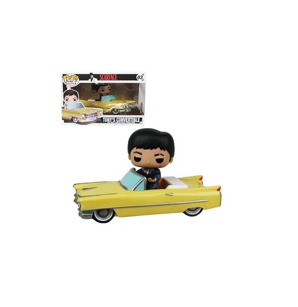 Figurine Scarface - Tony Montana & Cadillac Pop 10cm