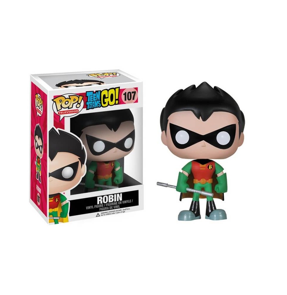 Figurine Dc Comics - Teen Titans Go ! - Robin Pop 10cm