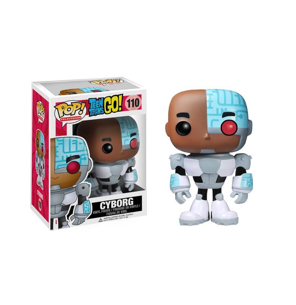 Figurine Dc Comics - Teen Titans Go ! - Cyborg Pop 10cm