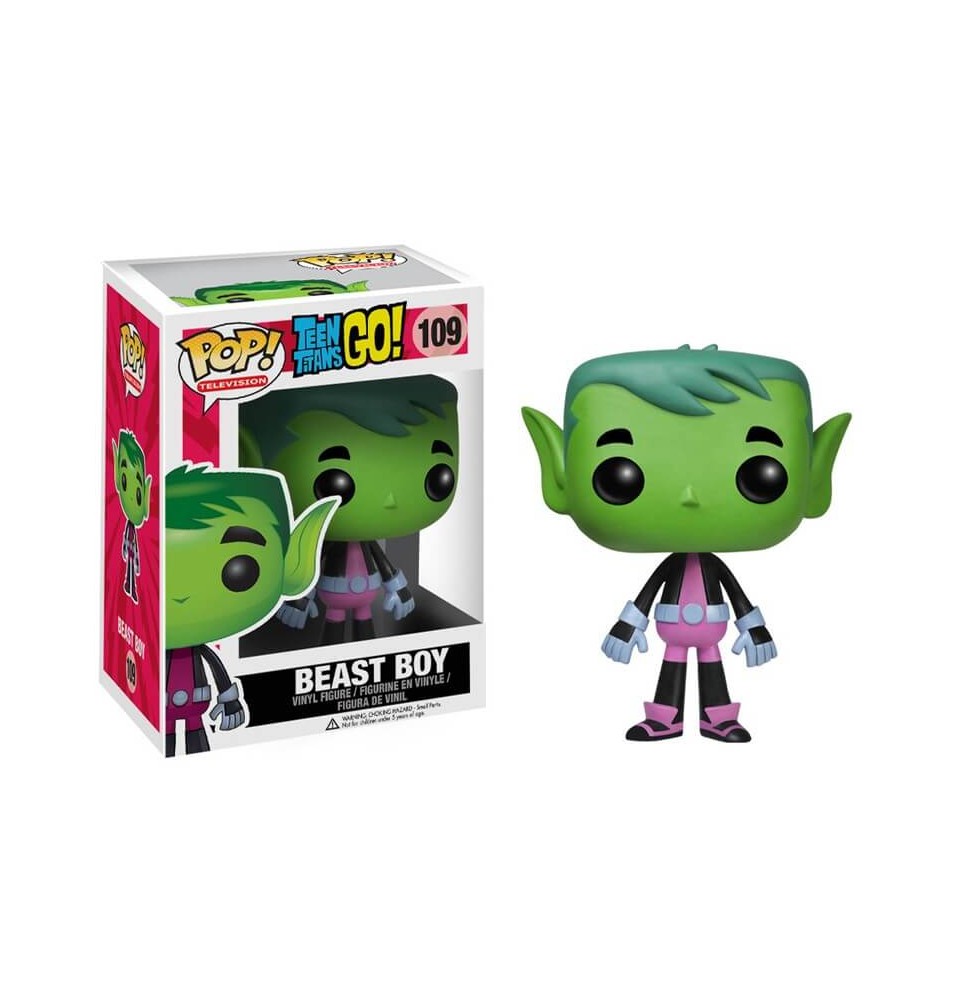 Figurine Dc Comics - Teen Titans Go ! - Beast Boy Pop 10cm