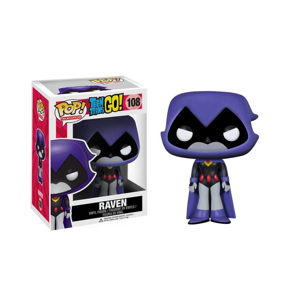 Figurine DC Comics - Teen Titans Go ! - Raven Pop 10cm