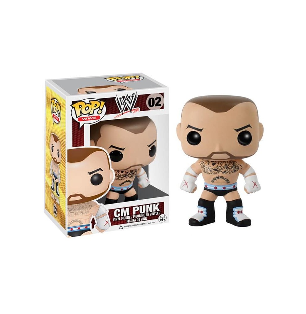 Figurine - WWE - CM Punk Pop 10cm