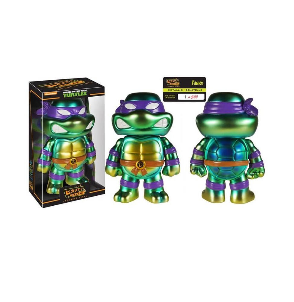 Figurine Tortues Ninja - Hikari Sofubi Metallic Donatello