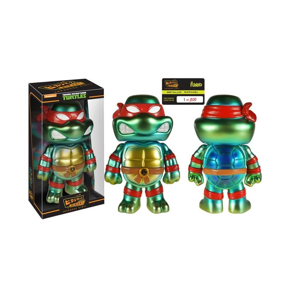 Figurine Tortues Ninja - Hikari Sofubi Metallic Raphael