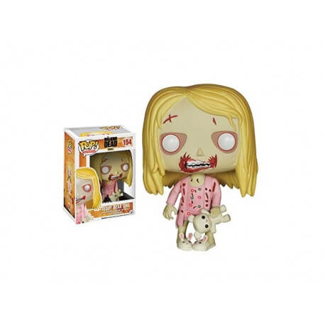 Figurine - Walking Dead - Zombie girl Teddy Bear Pop 10 cm