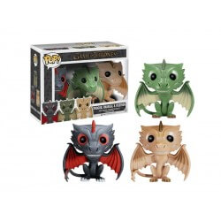 Figurine Game of Throne - Pack 3 Dragons pop 