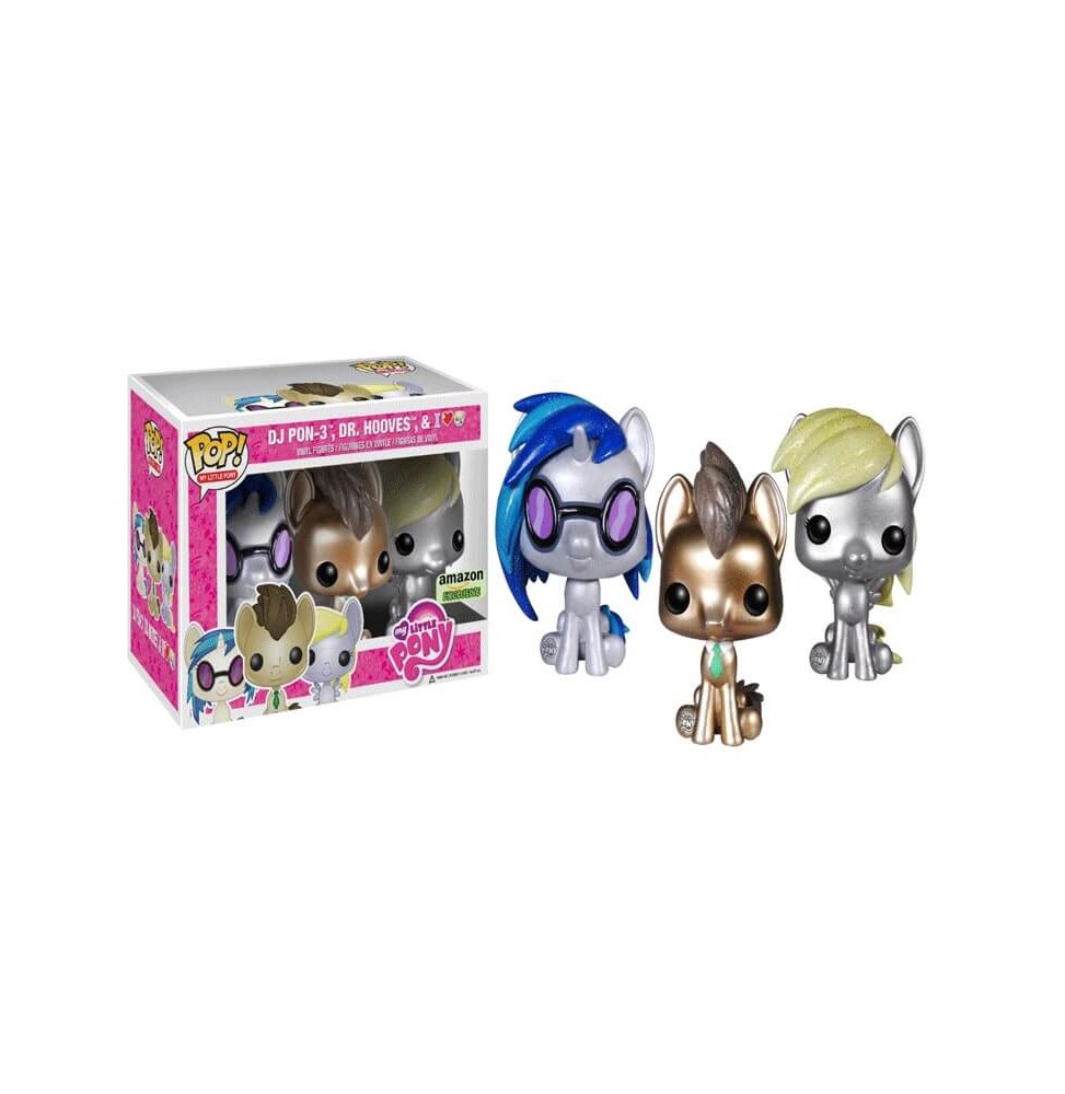 My Little Pony - Pack de 3 poneys Pop - Glitter Edition