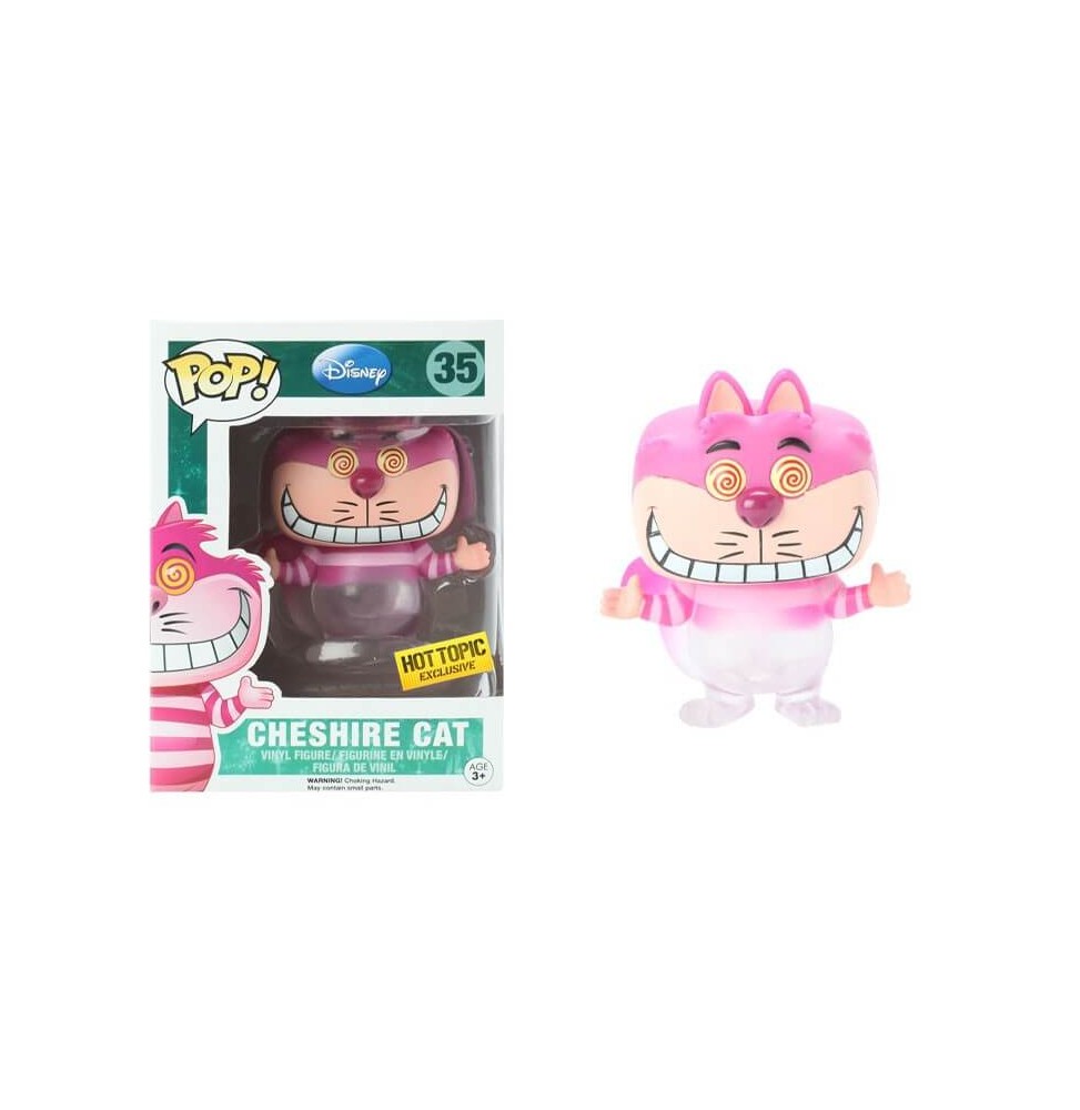 Figurine Disney - Cheshire Cat See Through Exclu Hot Topic Pop 10cm