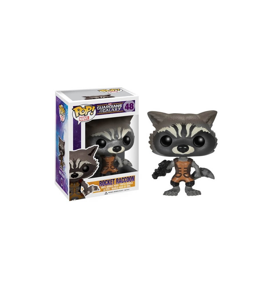 Figurine Guardians of the Galaxy - Rocket Raccoon Pop 10cm