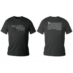 T-Shirt Game of Thrones Night's Watch Logo Homme Taille S