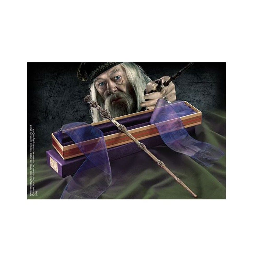 Réplique Harry Potter - Baguette Magique Professeur Dumbledore 35cm