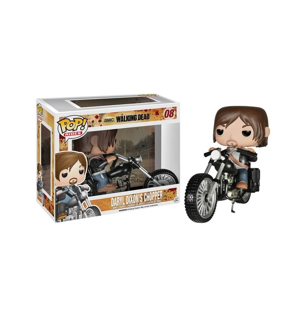 Figurine - Walking Dead - Daryl Dixon's Chopper Pop 12cm