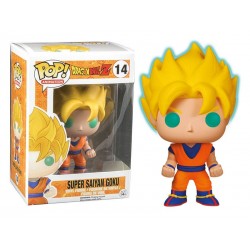 Figurine DBZ - Son Goku Super Saiyan Glow in the dark Exclu Pop 10cm
