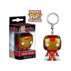 Porte Clé Marvel Avengers - Iron Man Pop 4cm