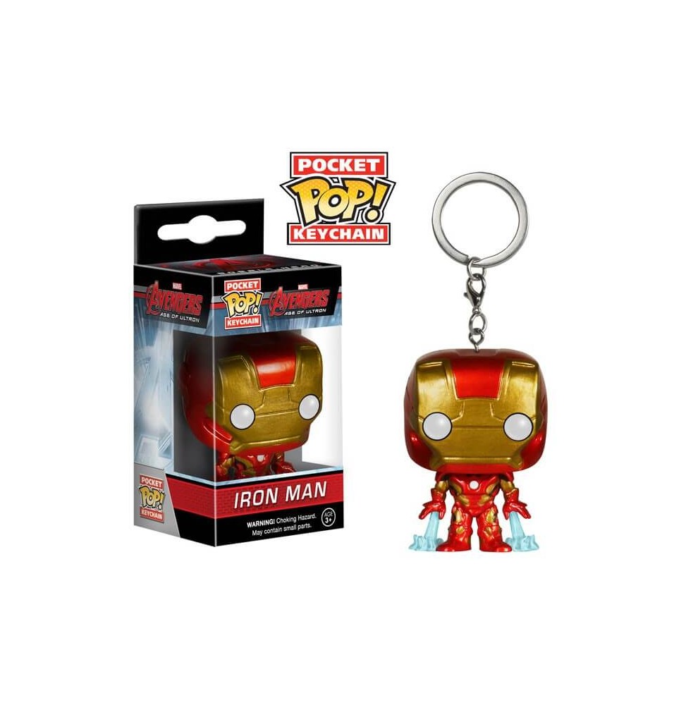 Porte Clé Marvel Avengers - Iron Man Pop 4cm