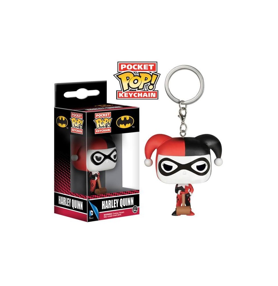 Porte Clé DC Heroes - Harley Quinn Pop 4cm