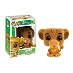 Figurine Disney - Le Roi Lion Simba Flocked Exclu Pop 10cm