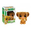 Figurine Disney - Le Roi Lion Simba Flocked Exclu Pop 10cm