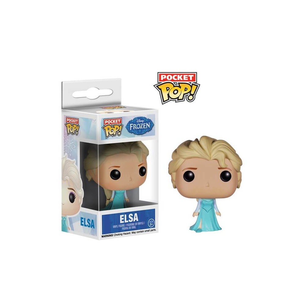 Figurine Disney - La Reine des Neiges (Frozen) - Elsa Pocket Pop 4cm