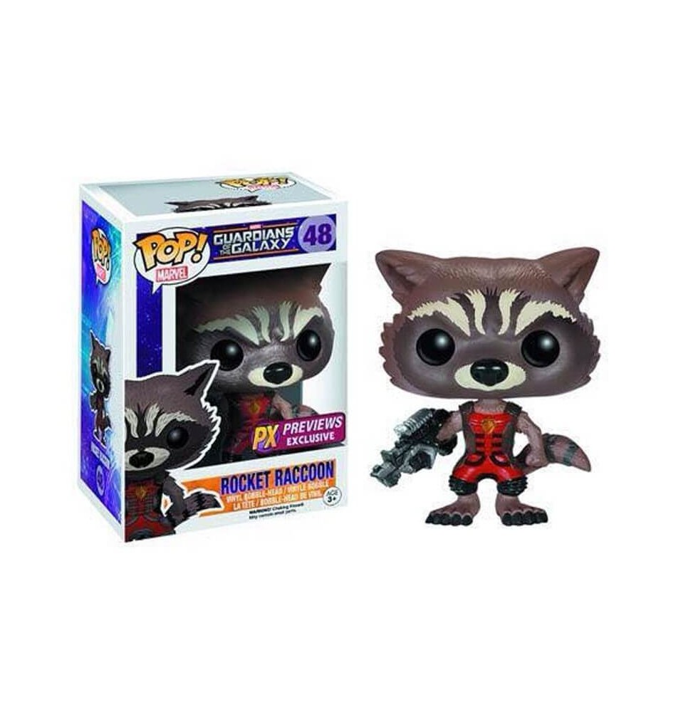 Figurine Guardians of the Galaxy - Rocket Racoon Ravager Suit Pop 10cm