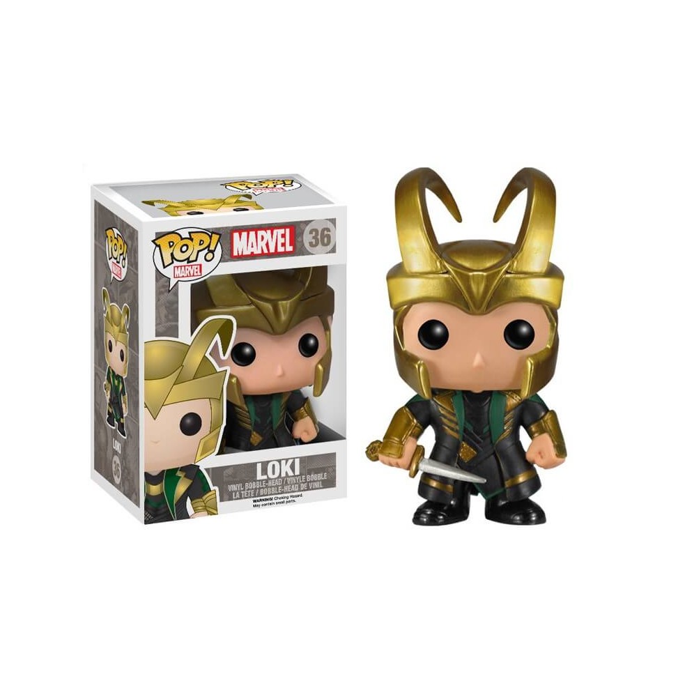 Figurine Marvel Thor 2 - Loki Helmet Pop 10cm