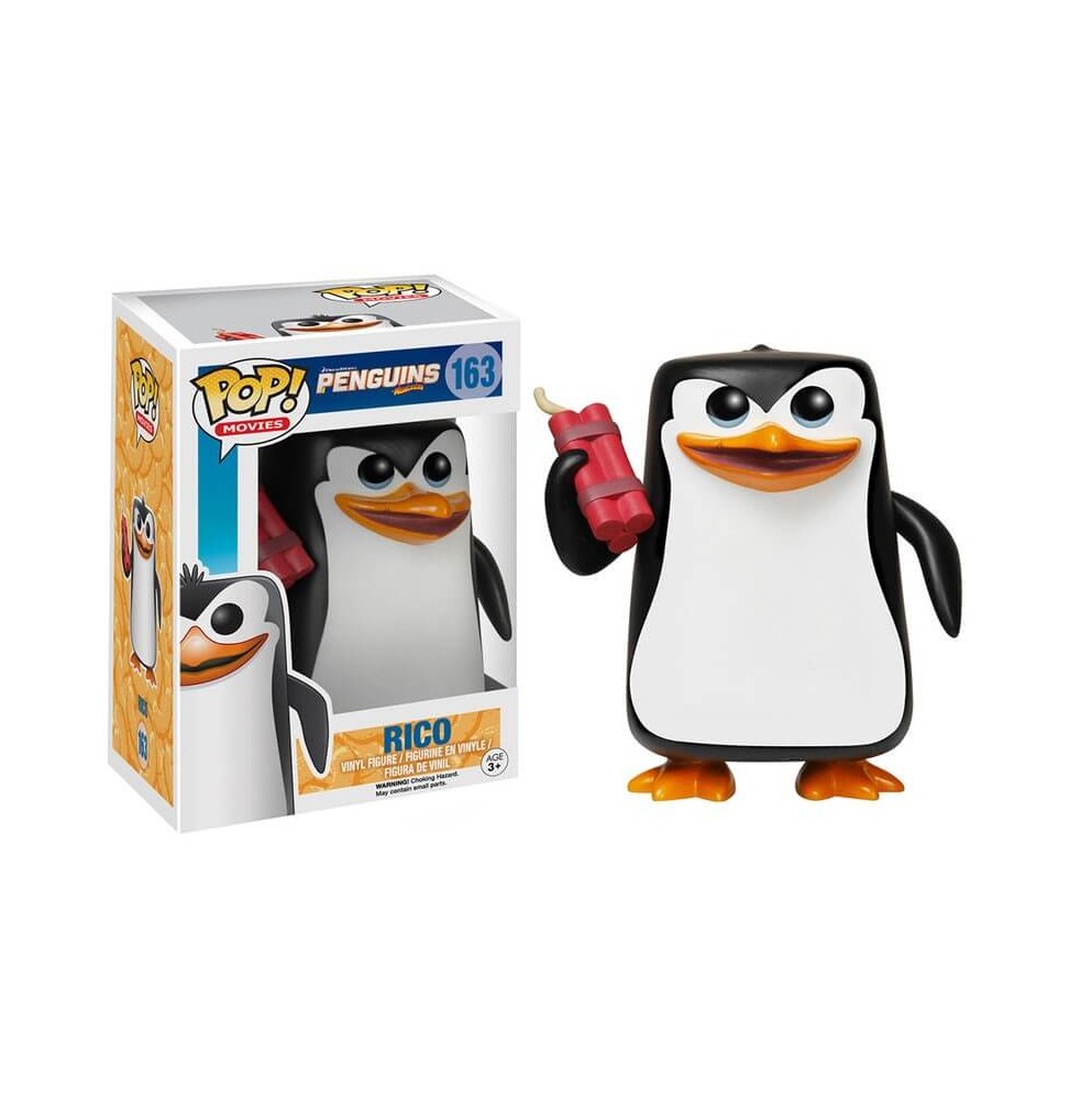 Figurine Les Pingouins de Madagascar - Rico Pop 10cm