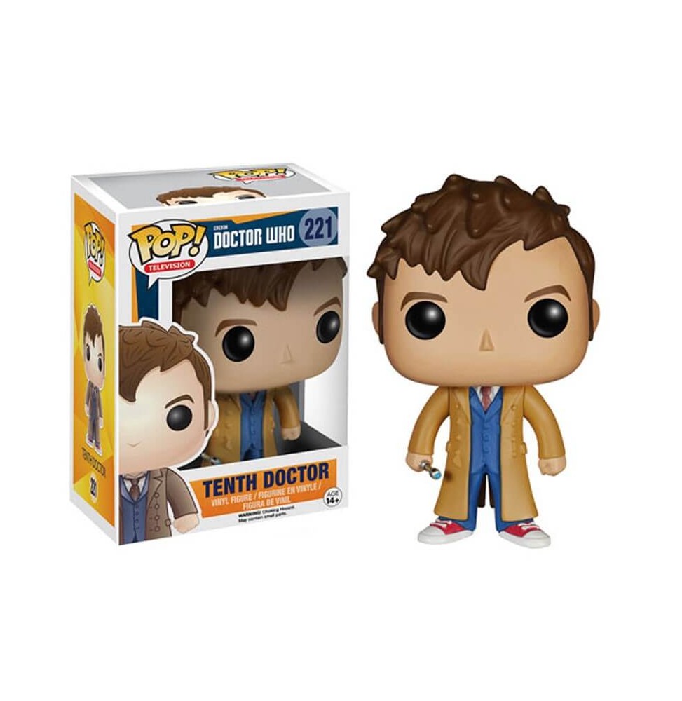 Figurine Doctor Who - 10e Doctor Pop 10cm