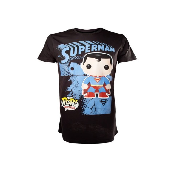 T-Shirt Superman - Graphic Art Noir Taille XL