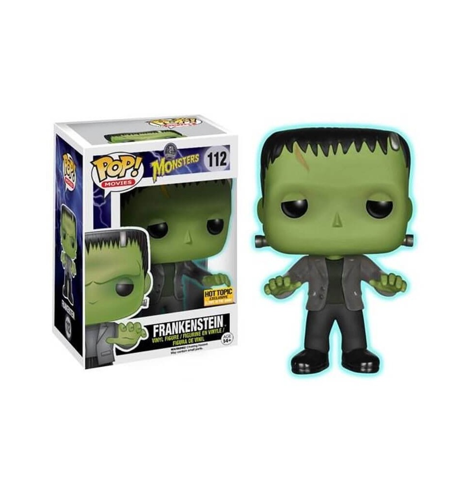 Figurine Classic Monsters - Frankenstein Glow in the Dark Exclu Pop 10cm