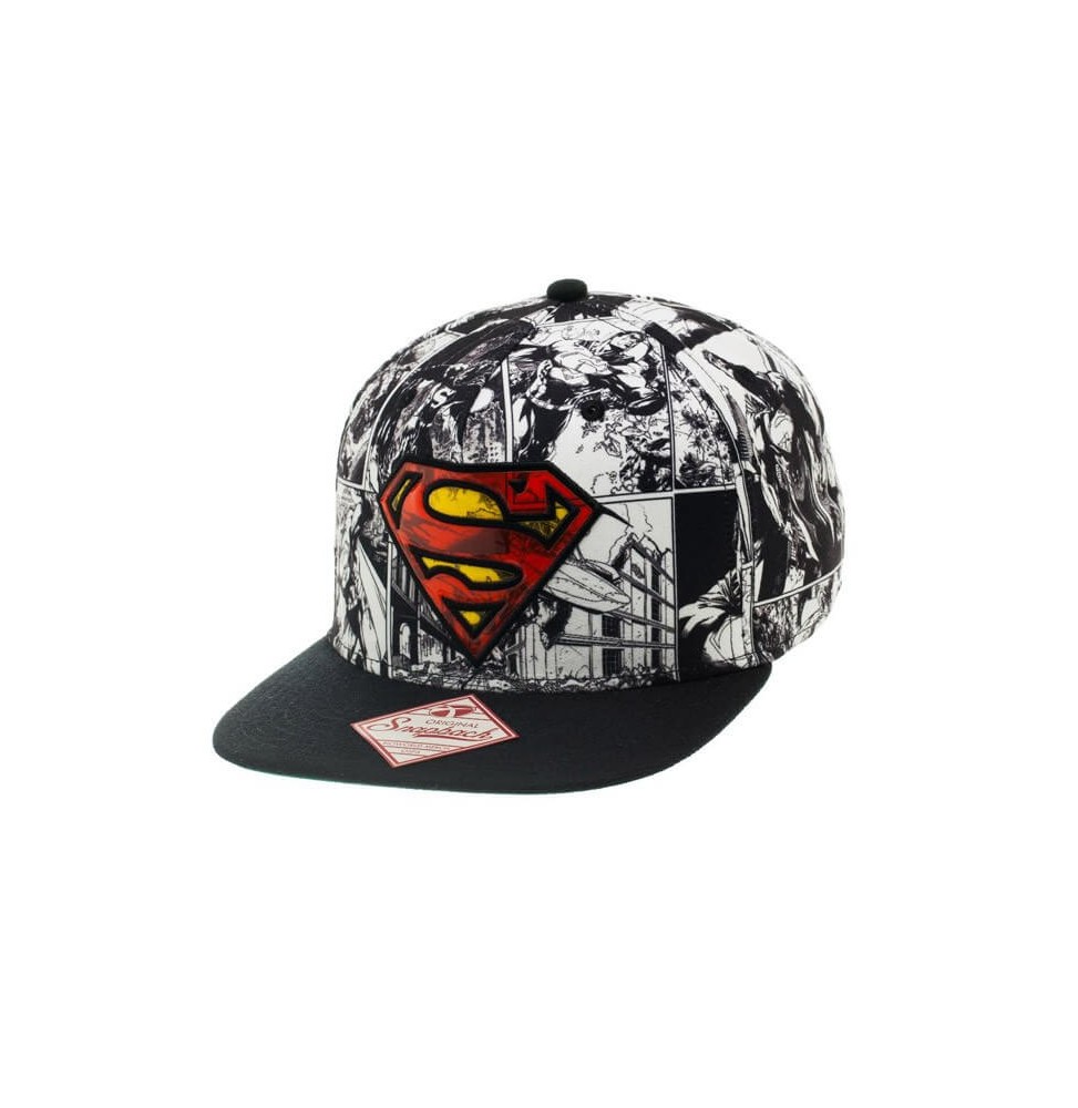 Casquette Superman - All Over Print With Logo In Front