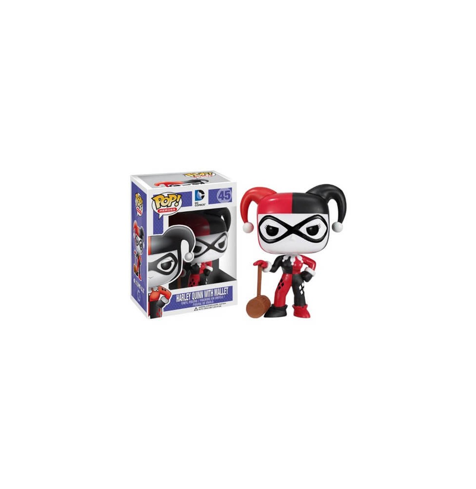 Figurine DC Heroes - Harley Quinn Maillet Exclu Pop 10cm