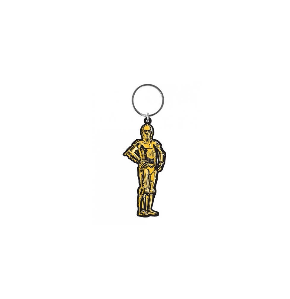 Porte Clé Star Wars - C3PO Gomme 5cm