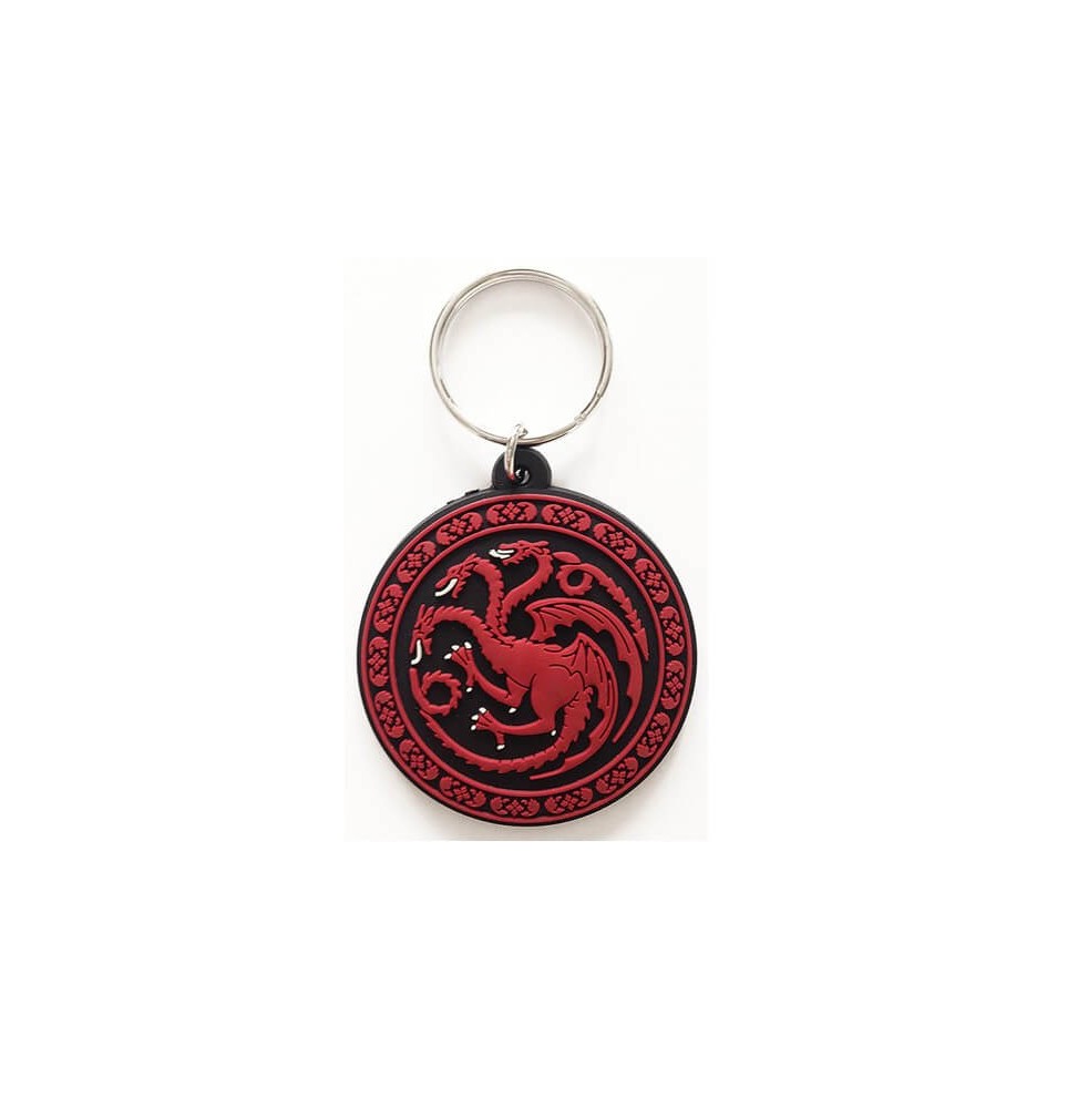 Porte Clé Game Of Thrones - Targaryeon Gomme 5cm