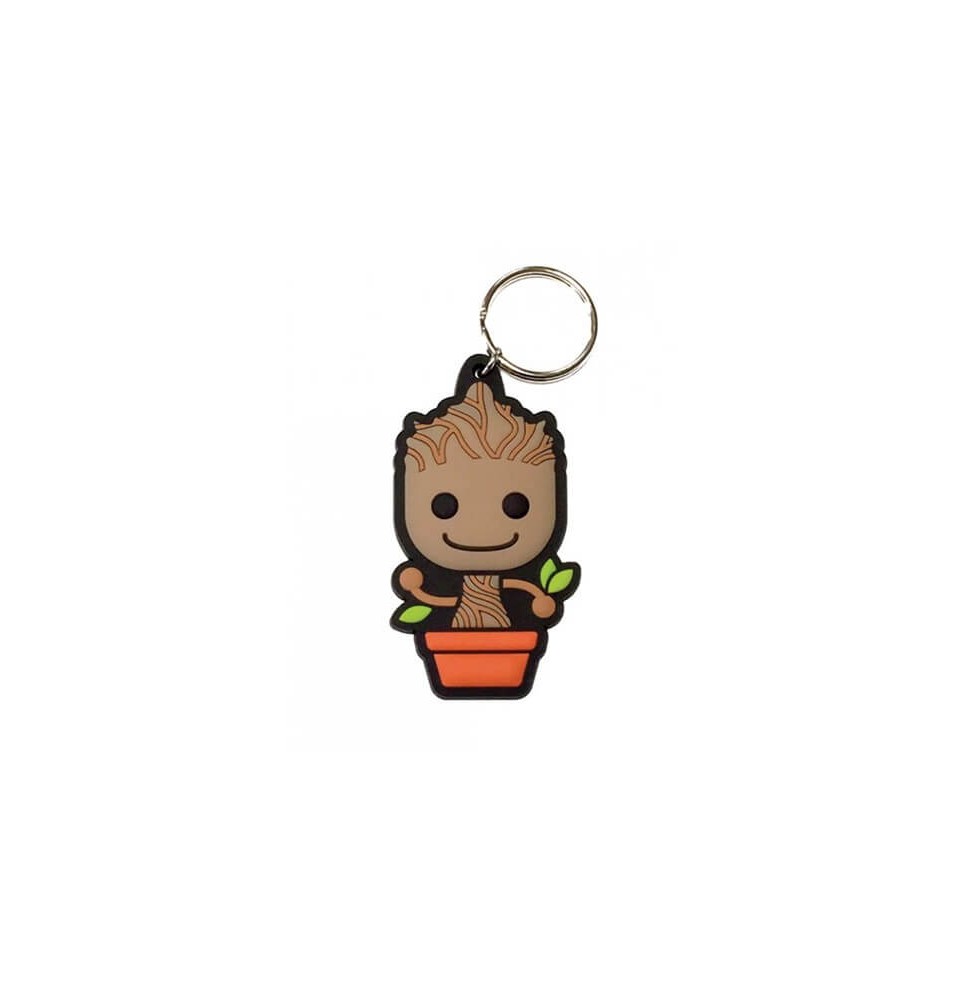 Porte Clé Guardians Of The Galaxy - Baby Groot Gomme 5cm