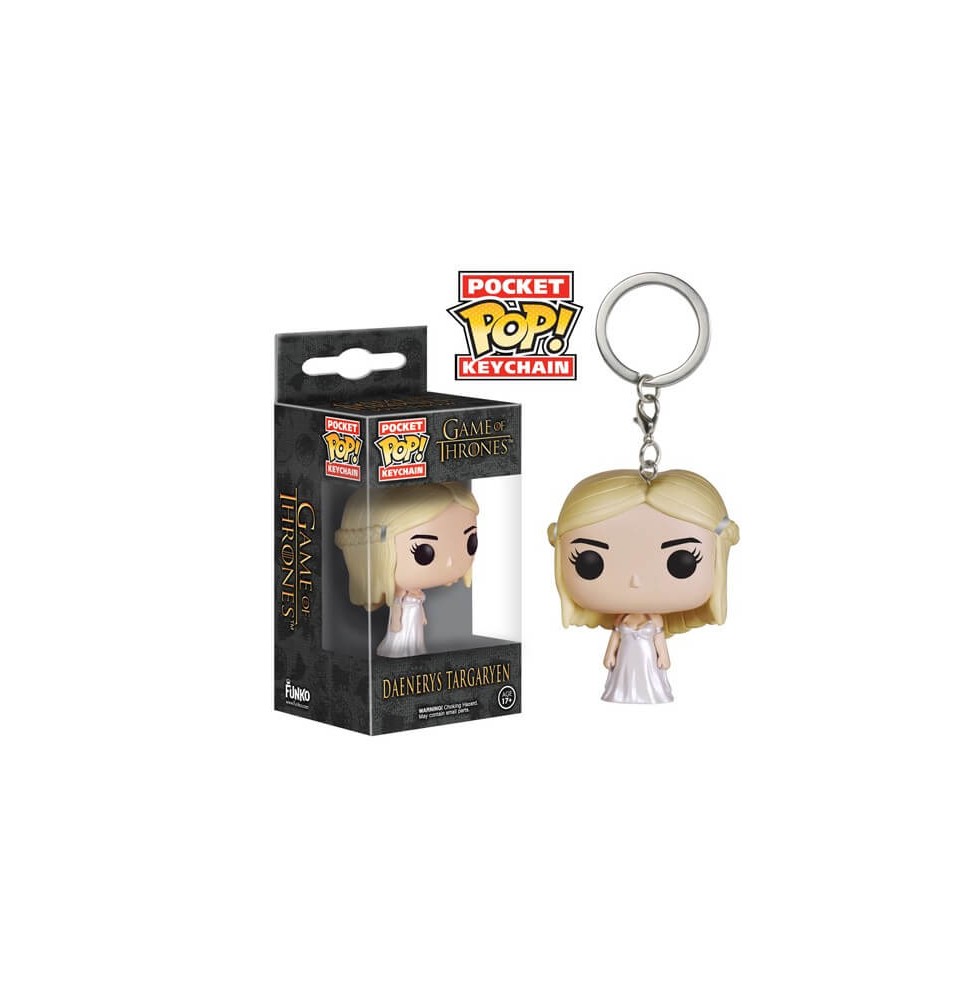 Porte Clé Game Of Thrones - Daenerys Targaryen Pocket Pop 4cm