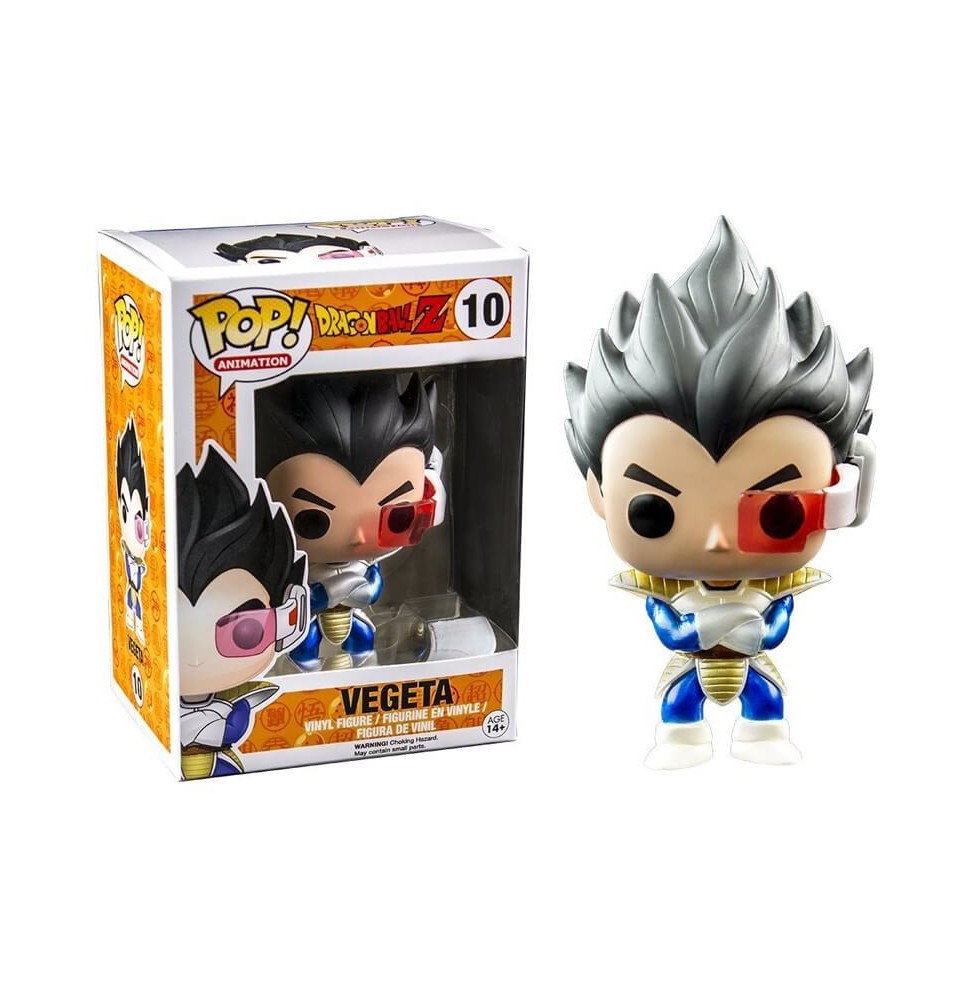 Figurine Dragon Ball Z - Vegeta Metallic Exclu Pop 10cm