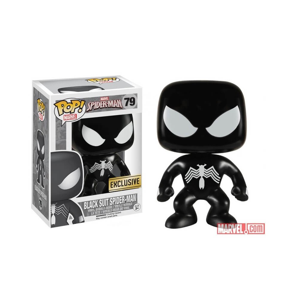 Figurine Spiderman - Black Suit Exclu Pop 10cm