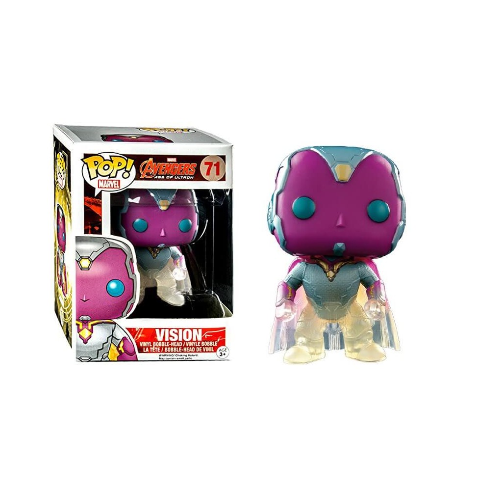 Figurine Marvel Avengers Age of Ultron - Vision Faded Exclu Pop 10cm