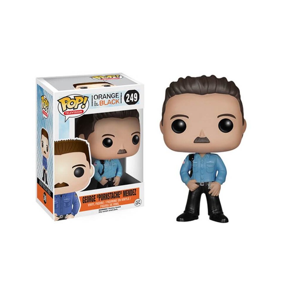 Figurine Orange is the New Black TV - George Pornstache Mendez Pop 10cm