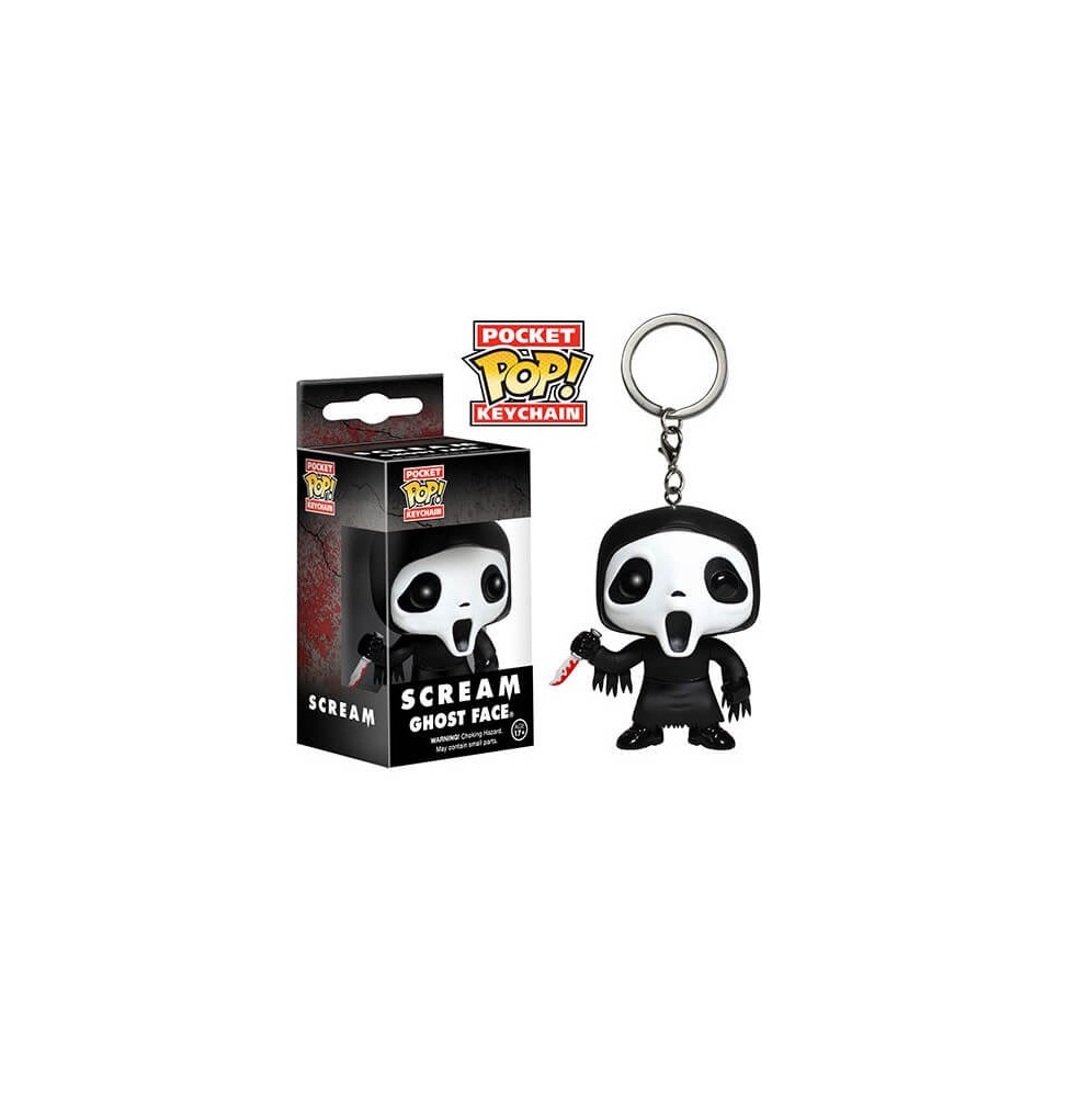 Porte Clé Scream - Ghostface Pocket Pop 4cm 