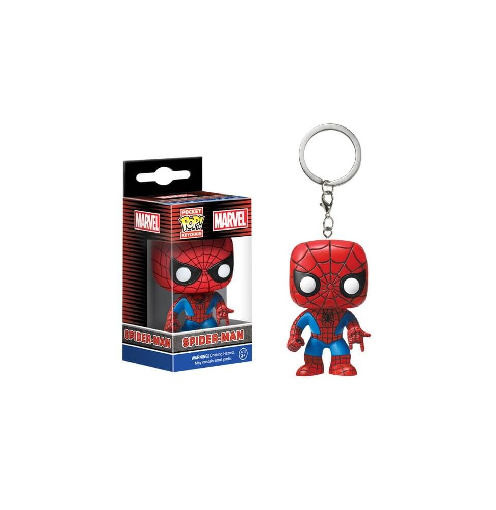 Porte Clé Marvel - Spider-Man Pocket Pop 4cm