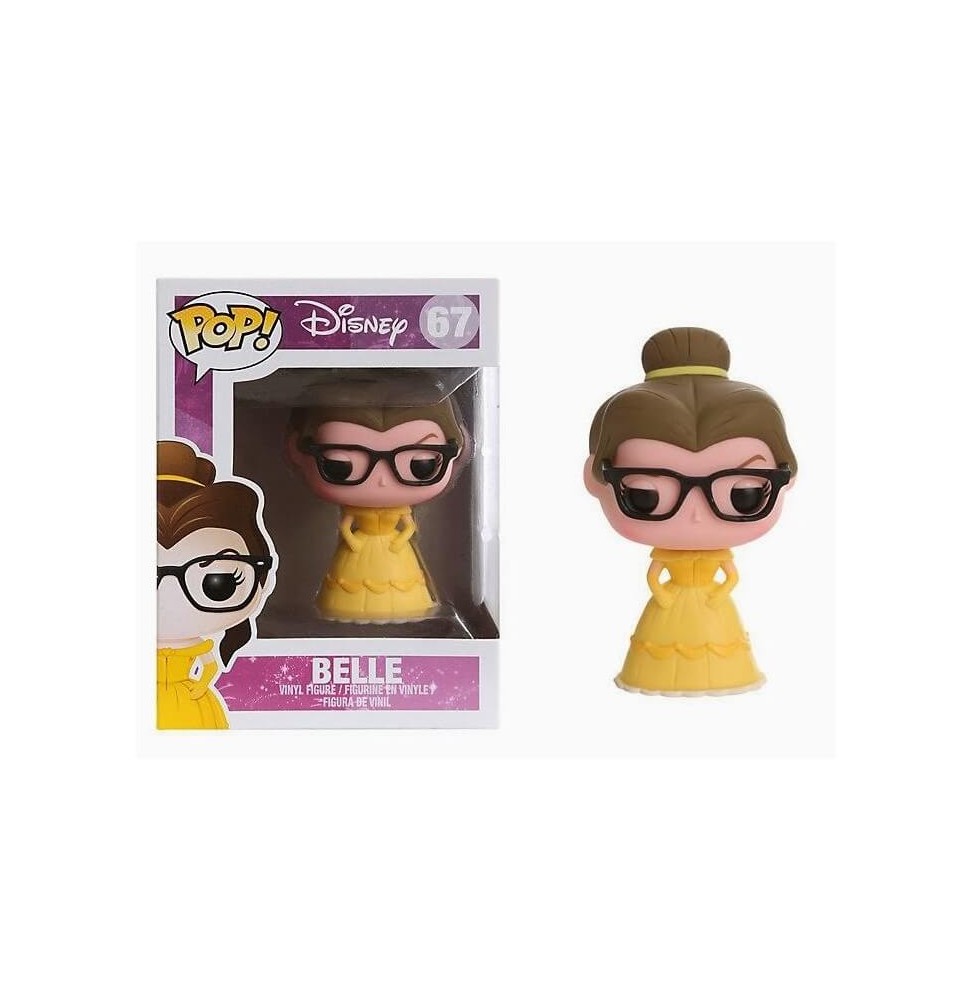 Figurine Disney - Belle Nerd Hipster Exclu Pop 10cm