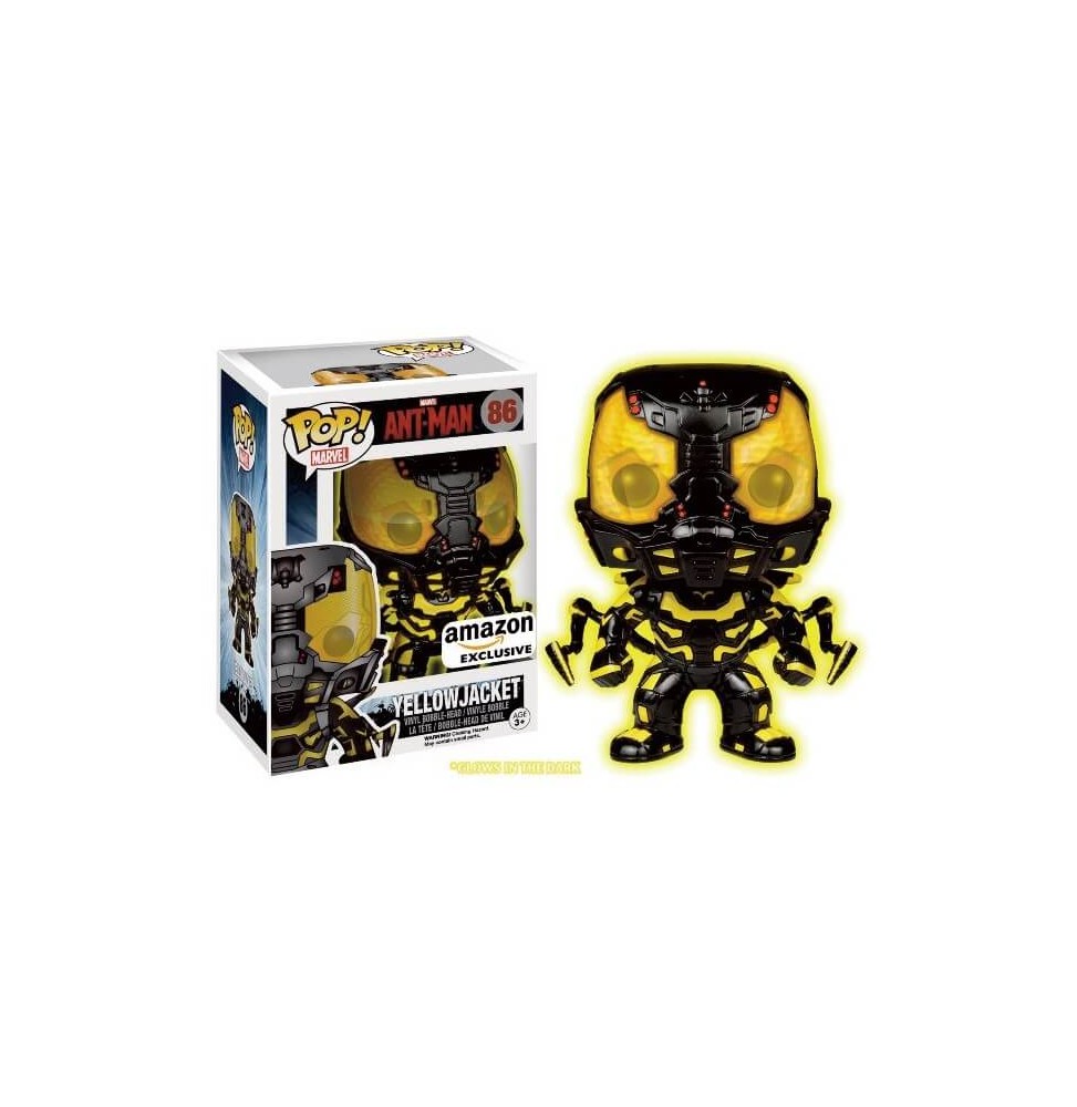 Figurine Marvel - Ant-Man Yellowjacket Glow in the Dark Exclu Pop 10cm