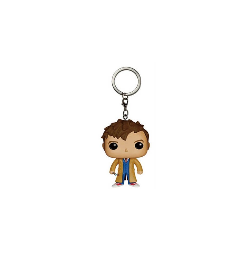 Porte clé Doctor Who - 10th Doctor Pocket Pop 4cm