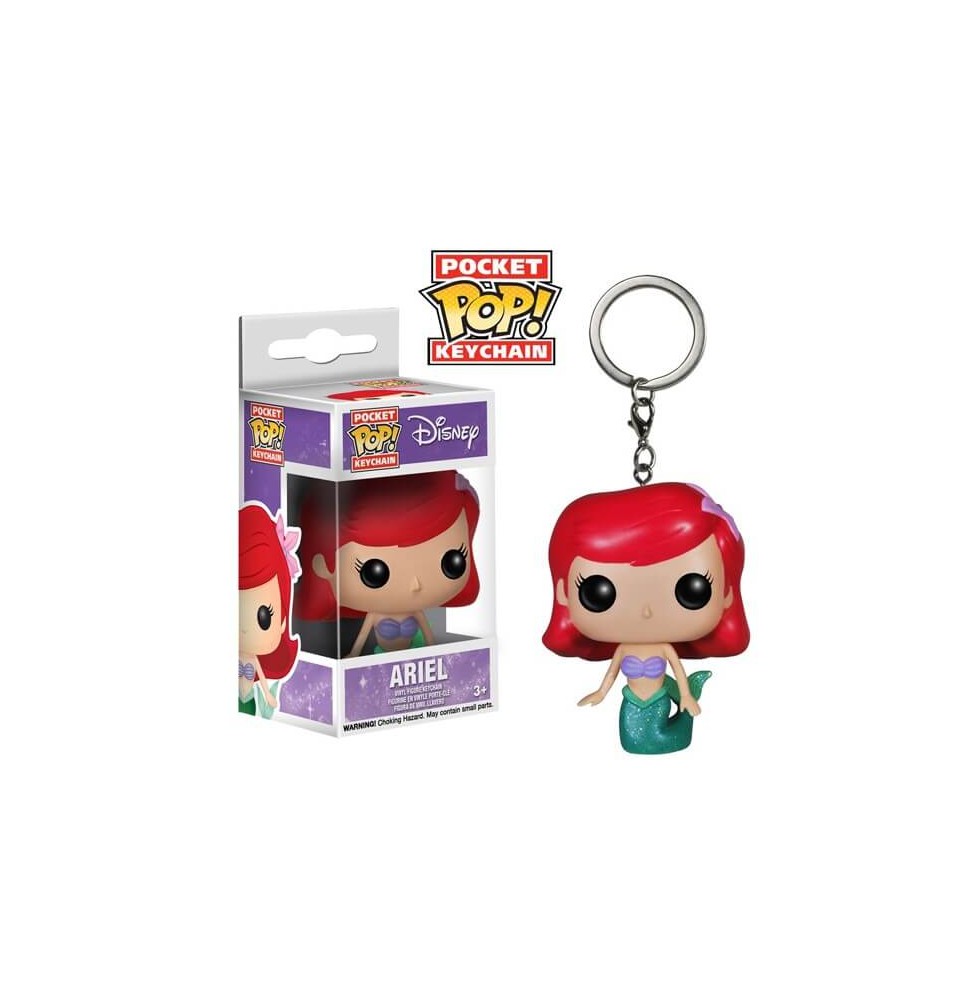 Porte Clé Disney - Ariel Pocket Pop 4cm