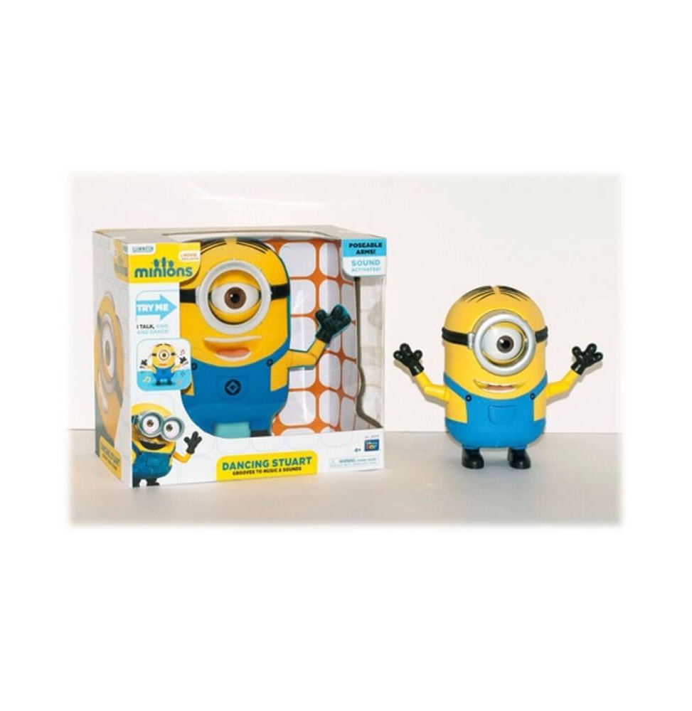 Figurine Electronique Minions - Dancing Stuart 23cm