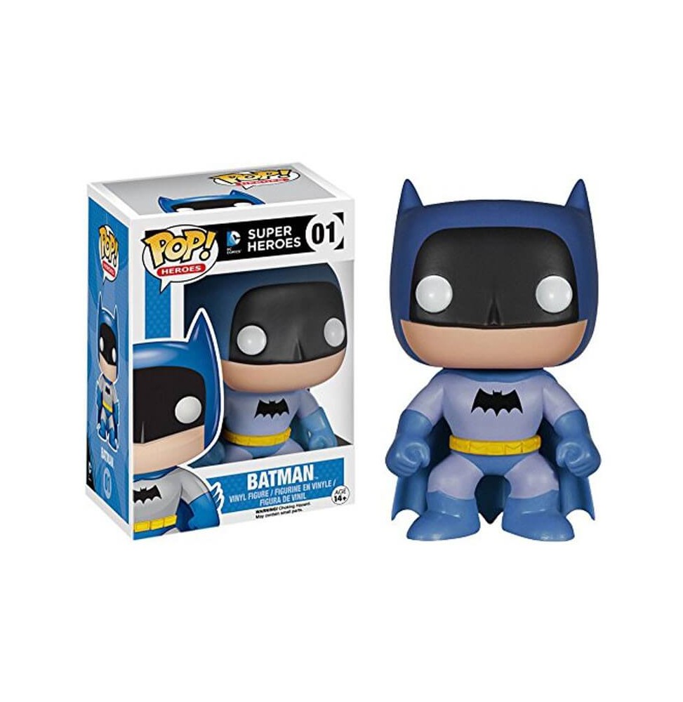 Figurine Batman 75th Anniversaire - Batman Blue Exclu Pop 10cm