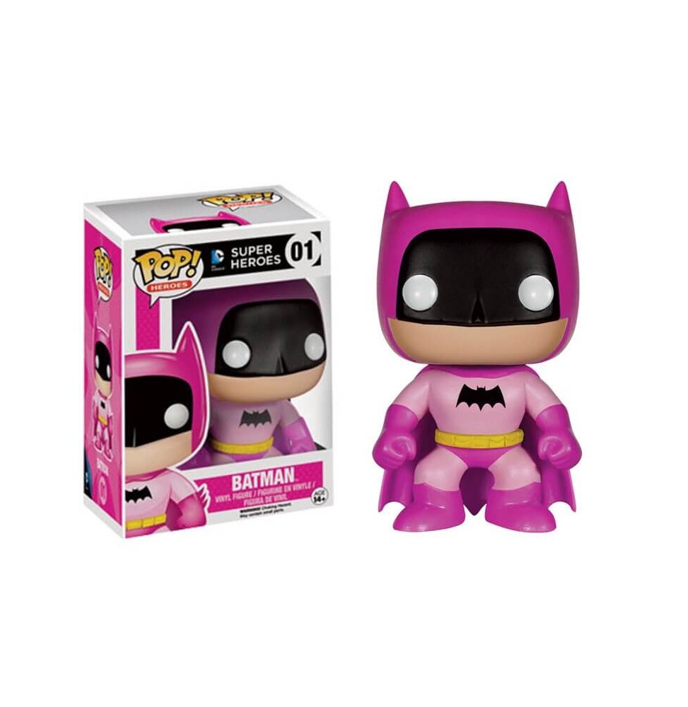 Figurine Batman 75th Anniversaire - Batman Pink Exclu Pop 10cm