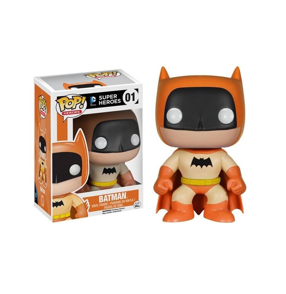 Figurine Batman 75th Anniversaire - Batman Orange Exclu Pop 10cm