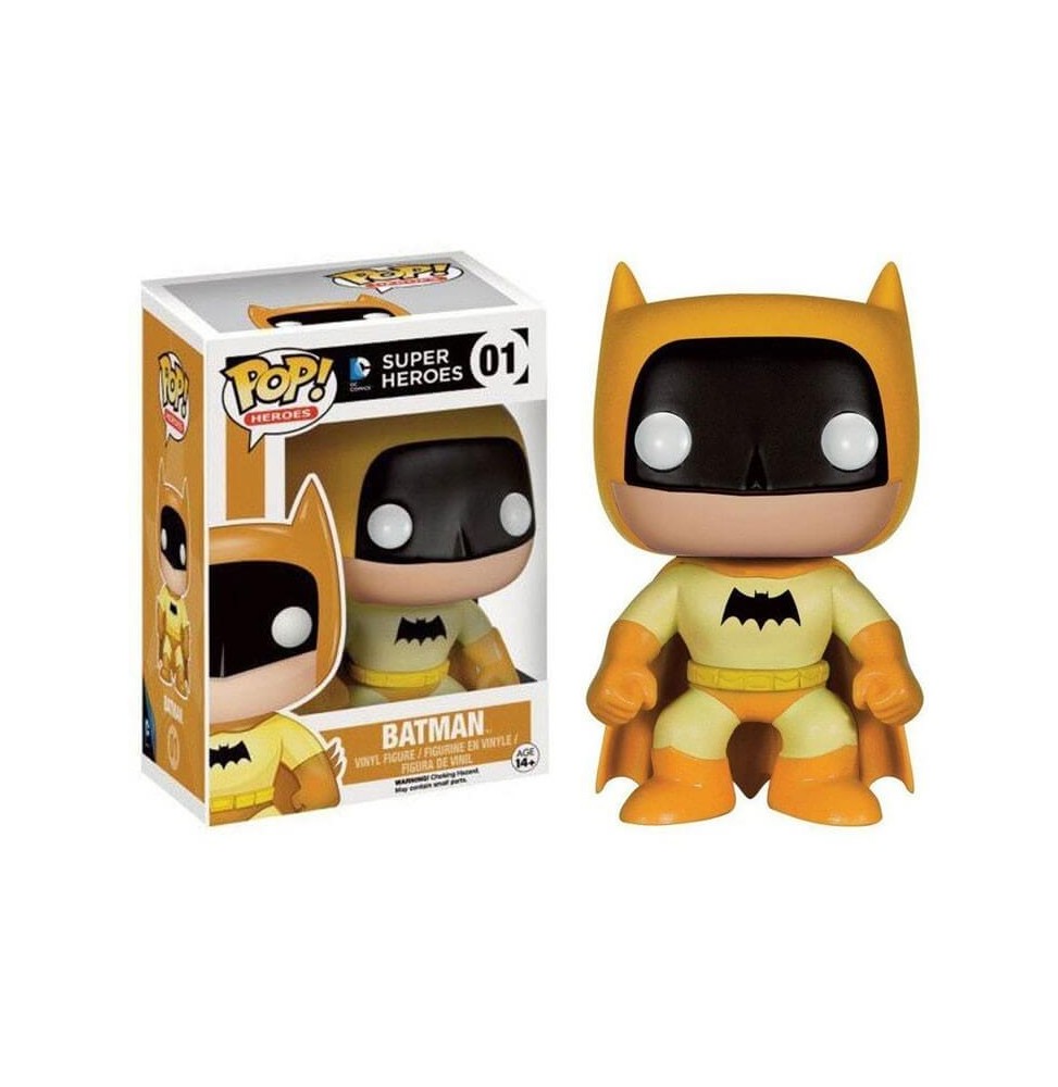 Figurine Batman 75th Anniversaire - Batman Yellow Exclu Pop 10cm